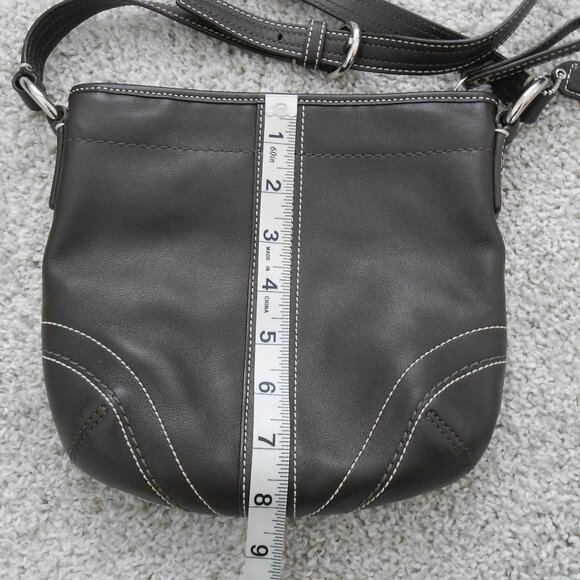 Vintage Coach SoHo Brown Leather Crossbody Bag EUC - Picture 9 of 12